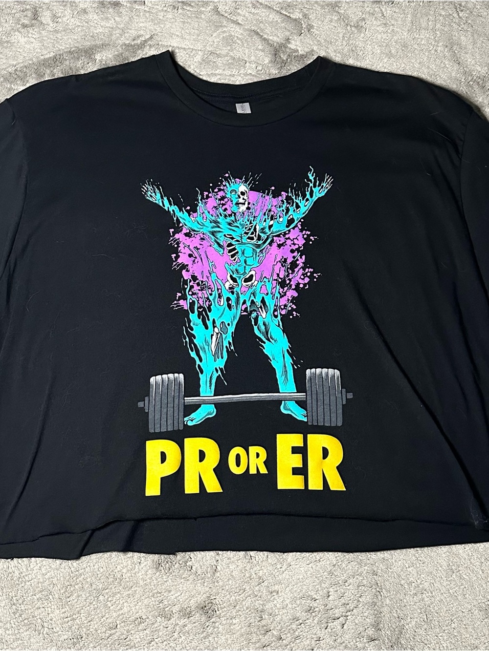 PR or ER (Self) Cropped T shirt